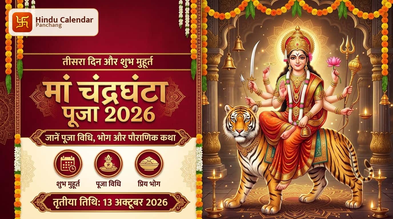 मां चंद्रघंटा की पूजा विधि मुहूर्त और कथा