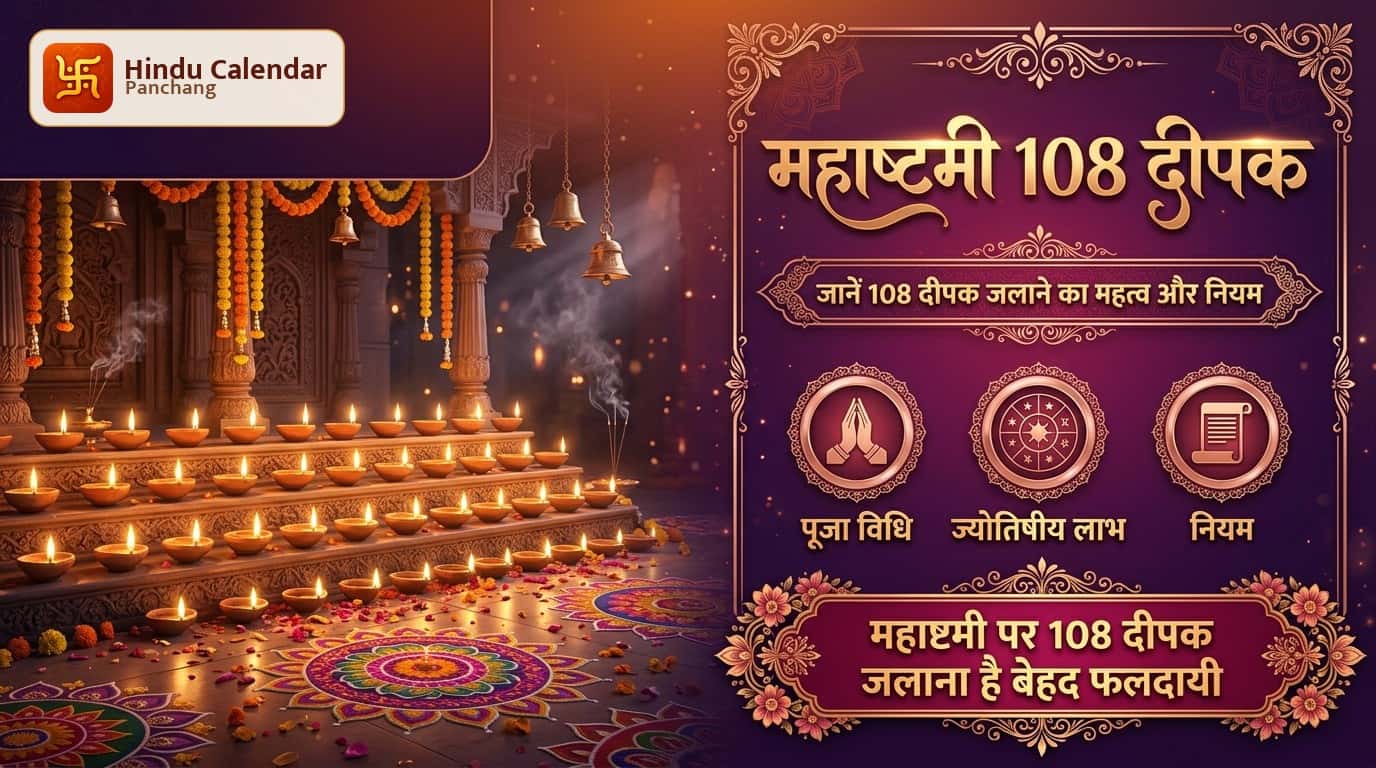 महाष्टमी पर 108 दीपक जलाने की परंपरा क्यों है खास?