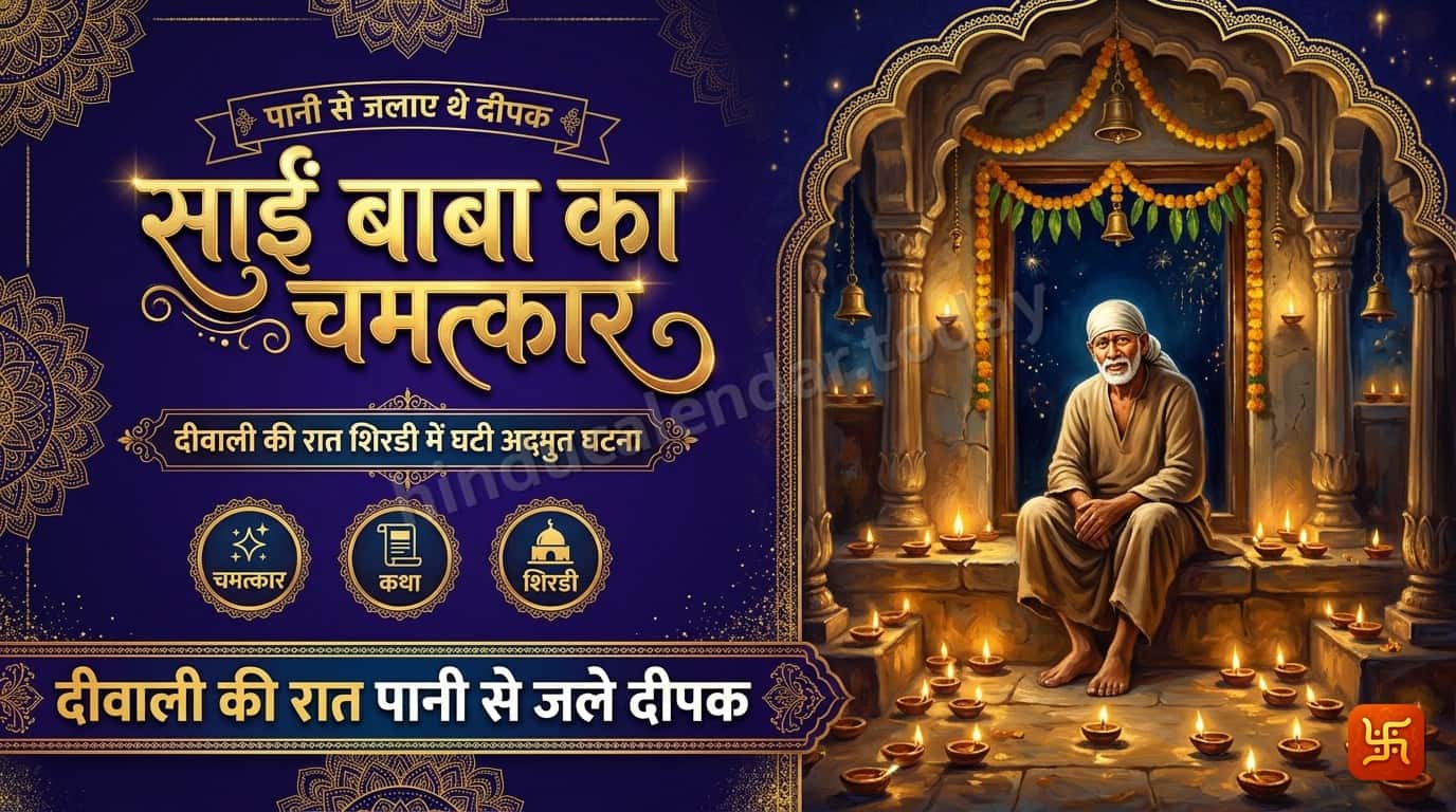साईं बाबा ने पानी से दीपक क्यों जलाए थे?