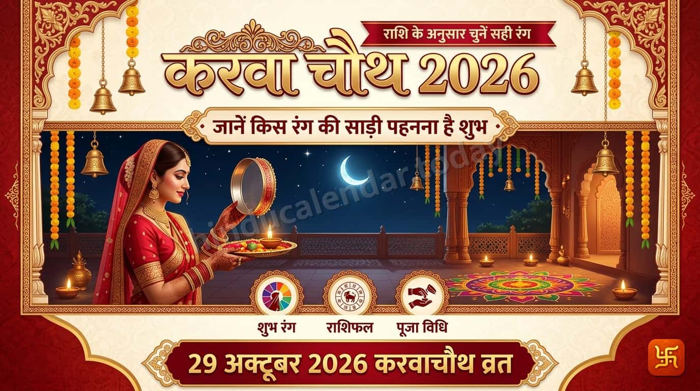 राशि के अनुसार करवाचौथ पर किस रंग की साड़ी पहननी चाहिए?