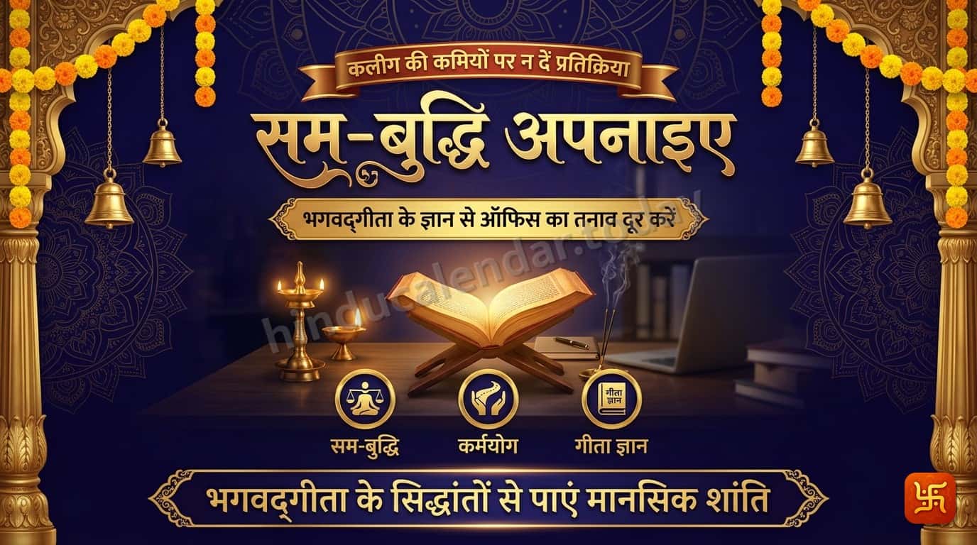 जब कलीग हर चीज में कमियां निकाले, तो रिएक्ट नहीं- अर्जुन की तरह सम-बुद्धि अपनाइए